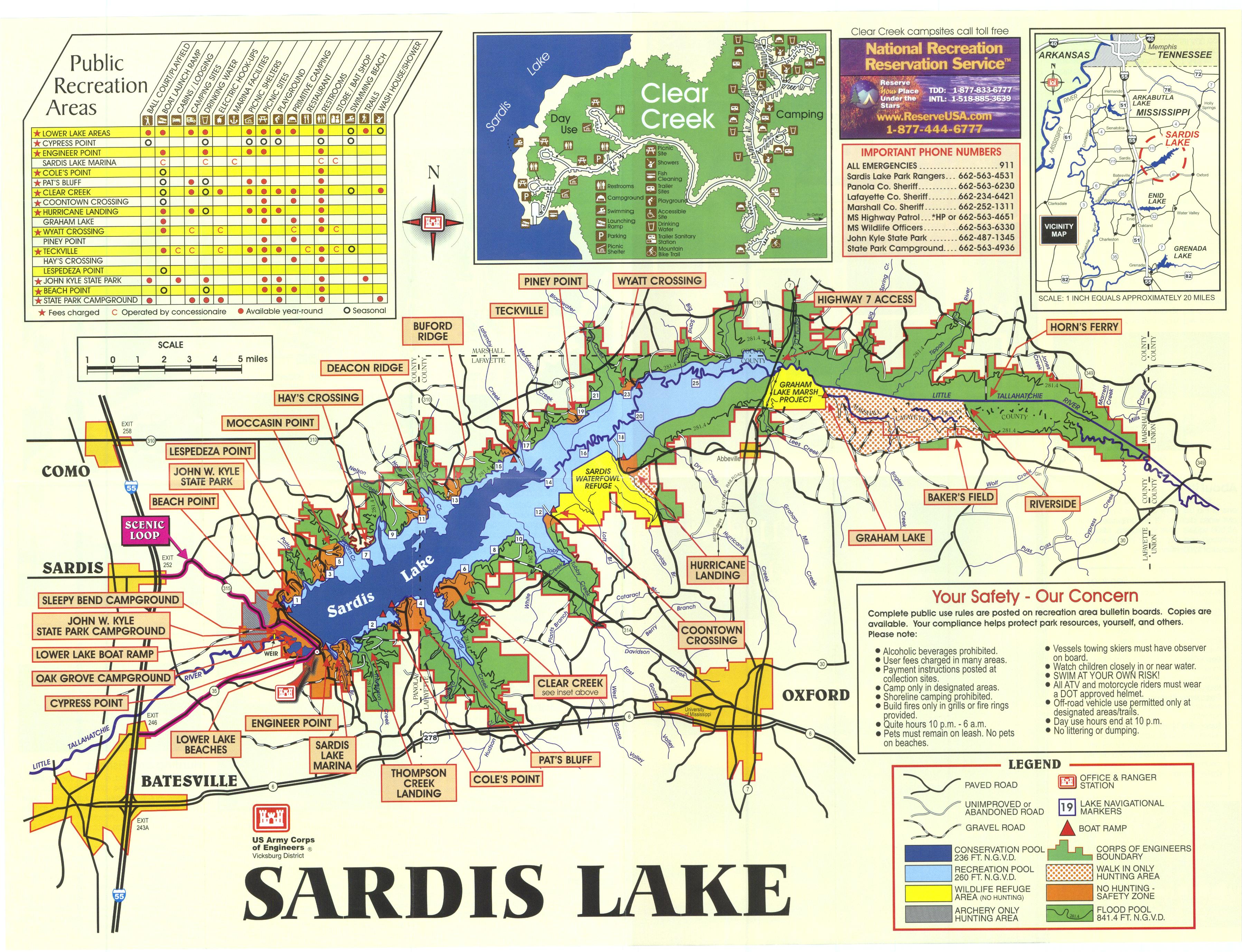 Vicksburg District > Missions > Recreation > Sardis Lake > Sardis Lake  Recreation