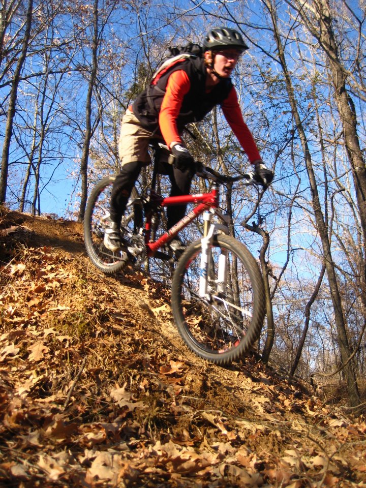 Mountain Bikers on Bike Trail